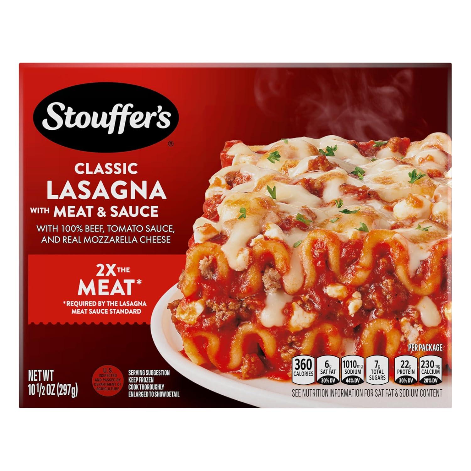Stouffer's Classic Lasagna Showdown: Easy Dinners for One