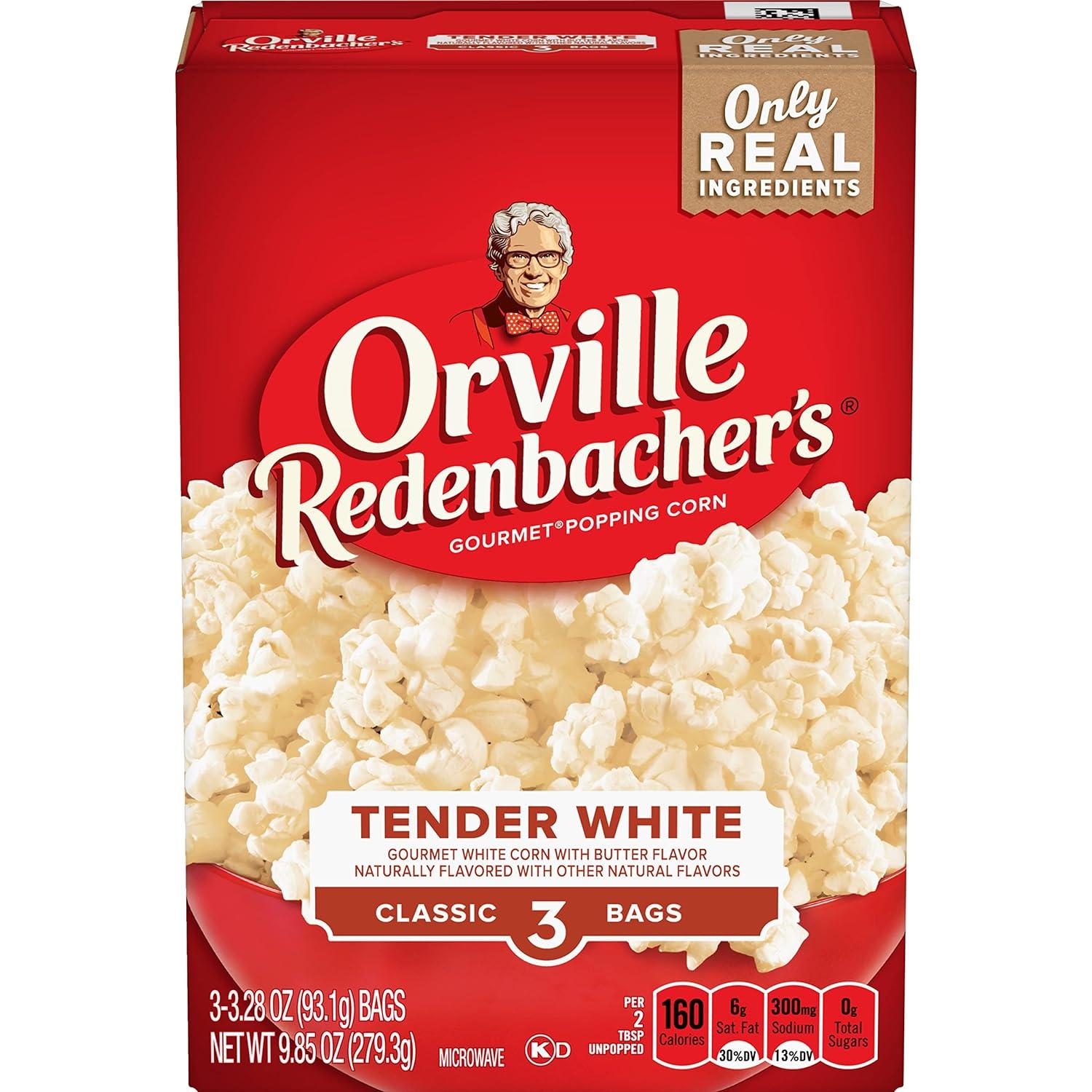 Microwave Popcorn Showdown: Orville's White Corn Delight
