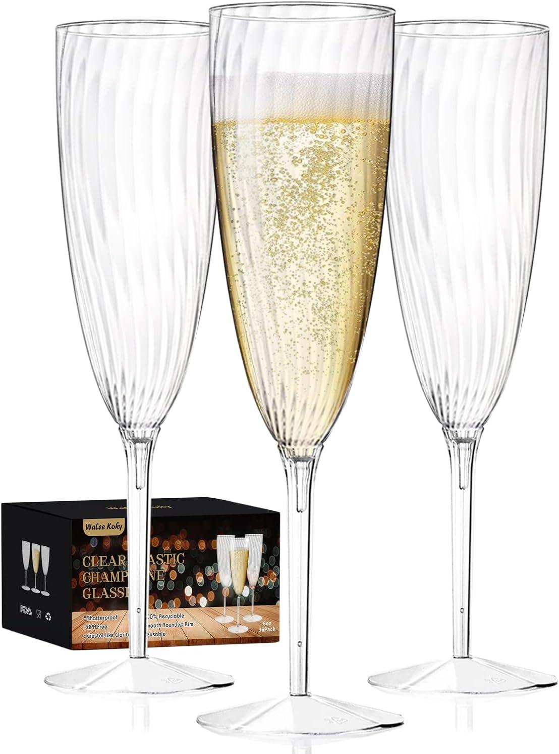 Plastic Champagne Flutes Showdown: Disposable vs. Reusable