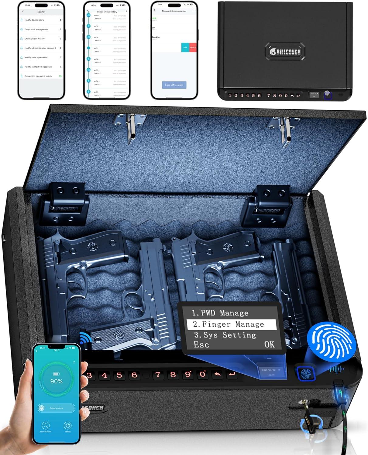 Biometric gun safes showdown: smart locks for peace of mind