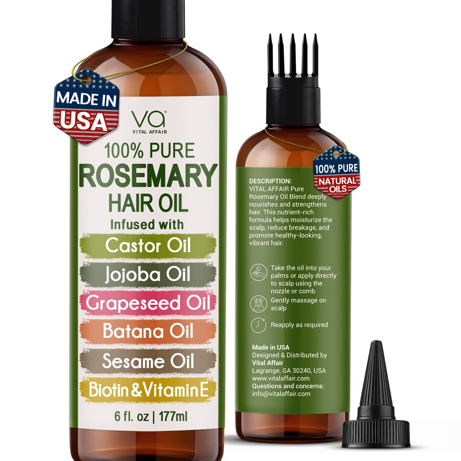 Hair Growth Showdown: Rosemary Oil Versus Castor & Jojoba