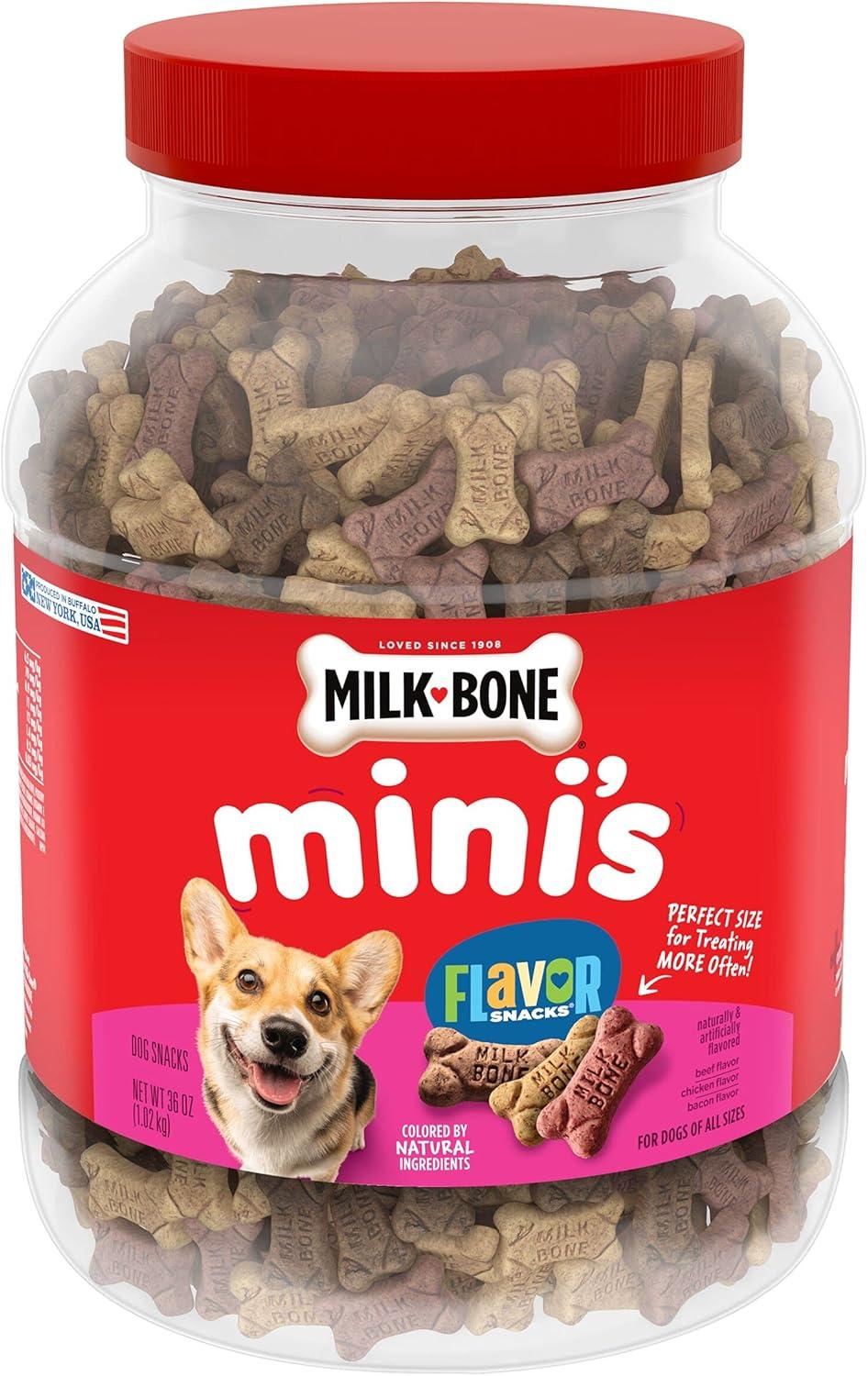 Milk-Bone Treats Showdown: Crunchy Biscuits vs. Mini Snacks