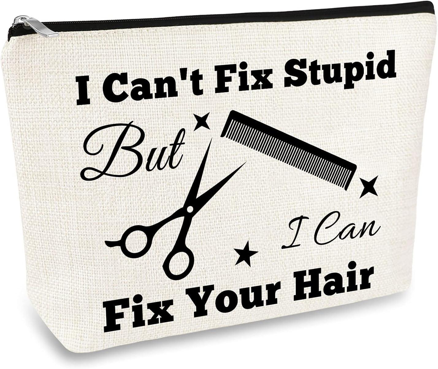 Funny Hair Dresser Gifts: Makeup Pouches That Inspire Joy