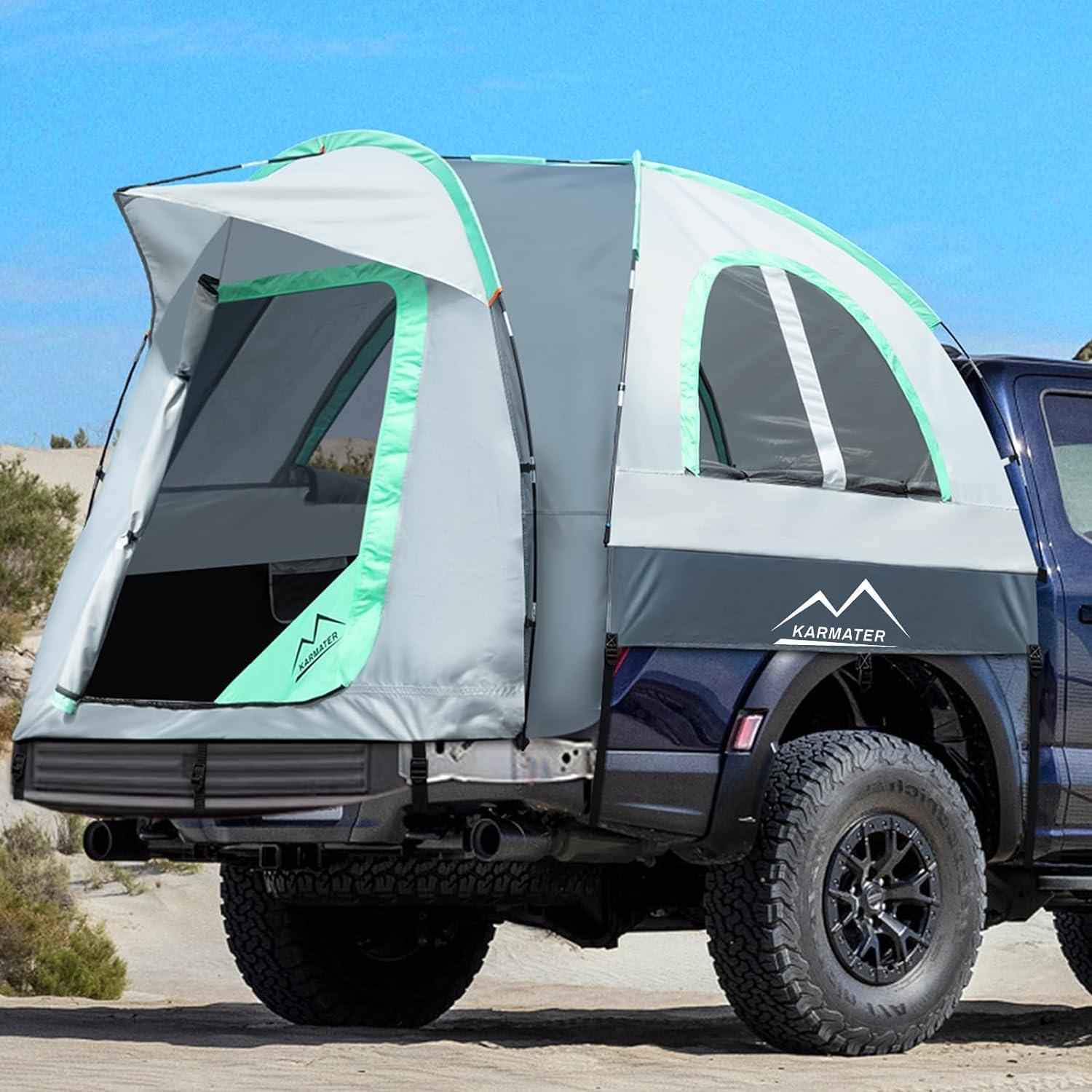 Pickup Truck Tent Showdown: Waterproof Comfort for Campers