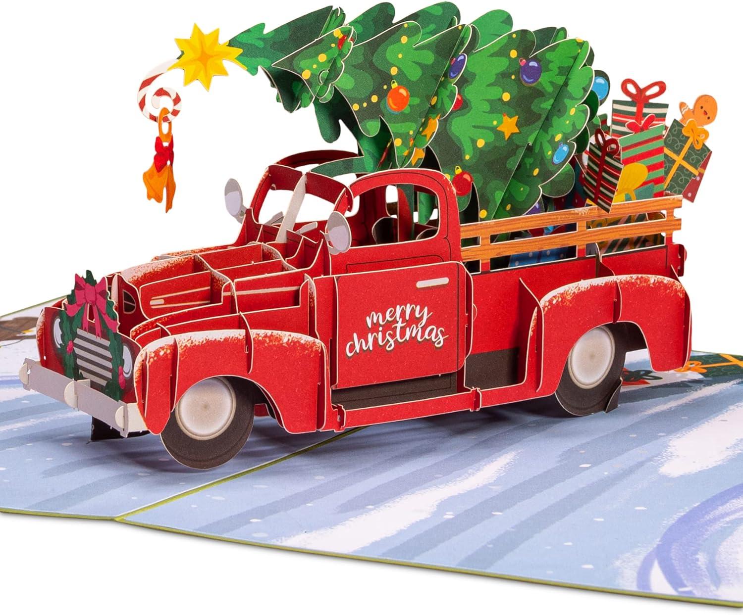 Card Showdown: A Pop-Up Christmas Car vs. Traditional Cards
