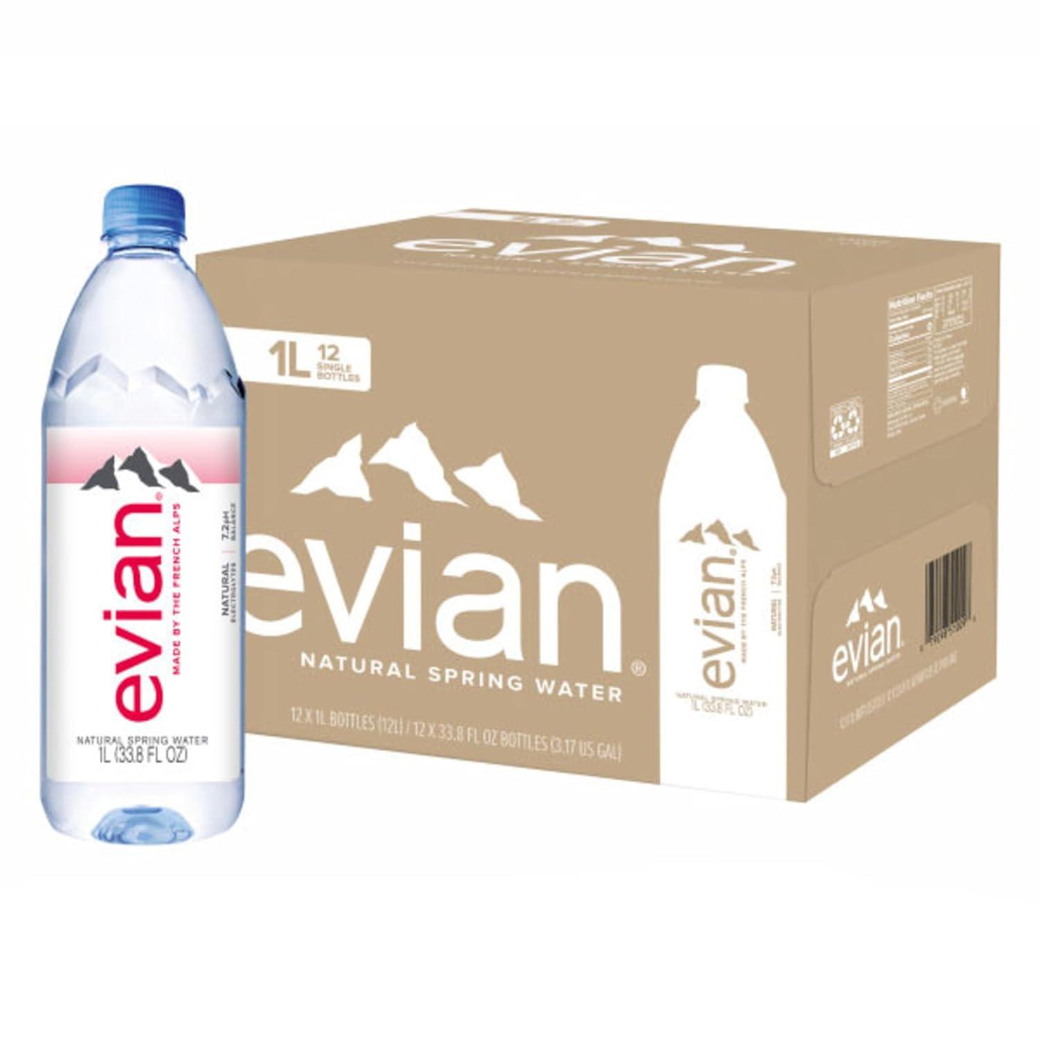 Hydration Showdown: Evian's 1L Spring Water for All Occasions