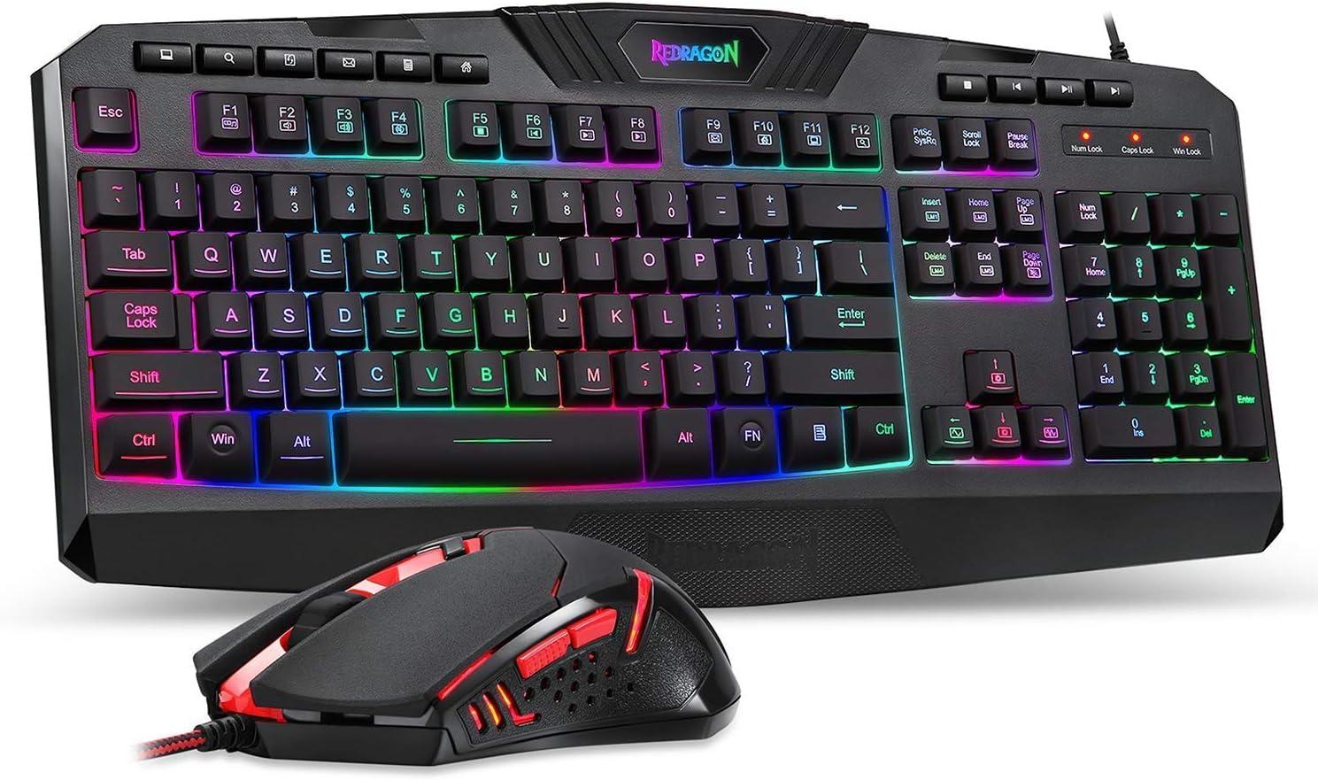RGB Gaming Set Showdown: Redragon's Keyboard vs. Mouse Magic