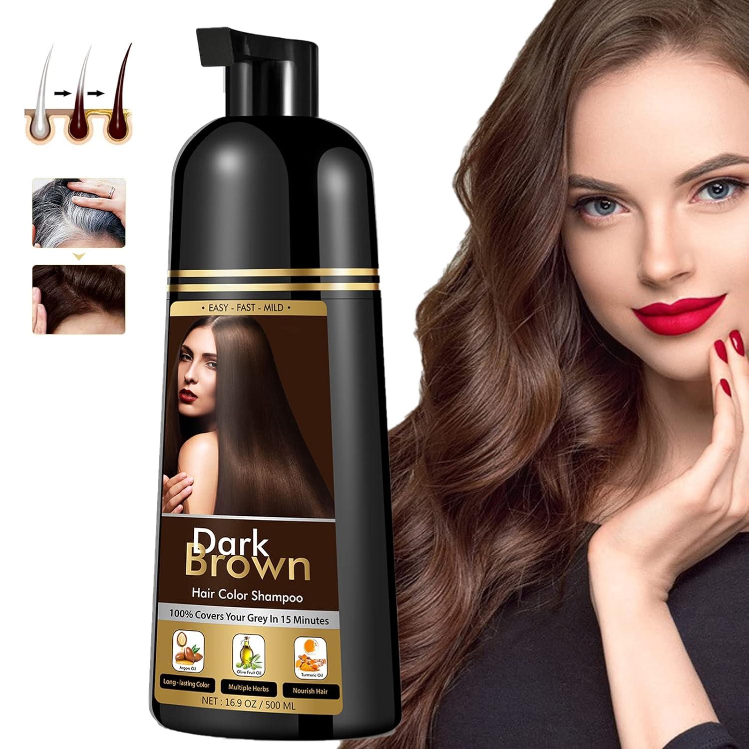 Hair Dye Showdown: Natural Black vs. Dark Brown Shampoo Effects
