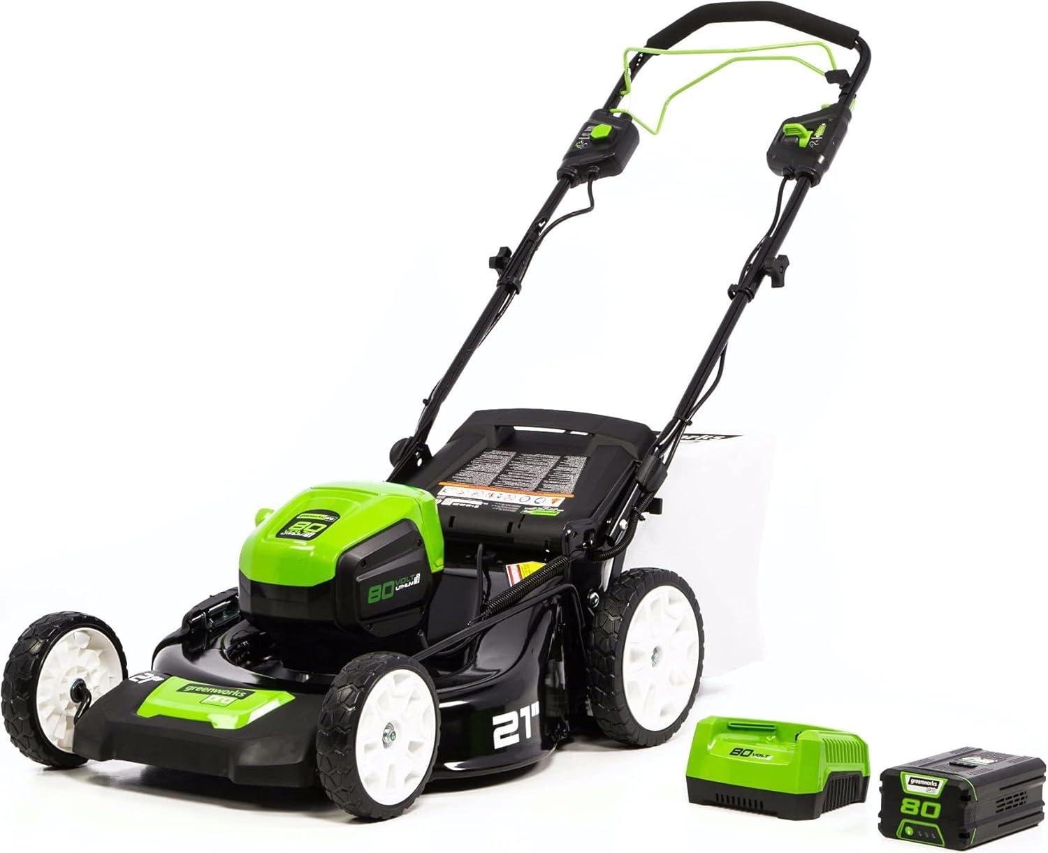 Greenworks 80V Lawn Mower Showdown: Power Versus Convenience