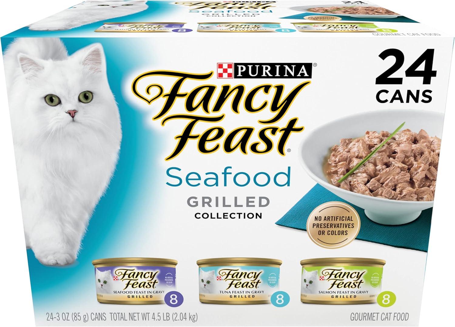 Purina Fancy Feast Seafood Showdown: Irresistible Delights!