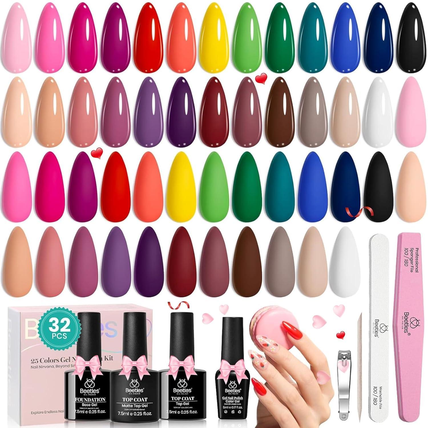 Colorful Showdown: Gel Polish Sets Versus OPI's Classic Shine