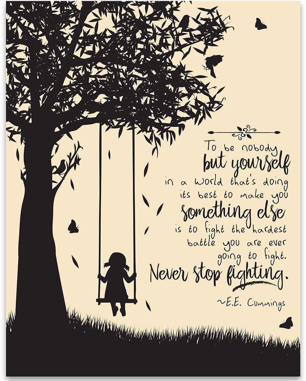 Motivational Wall Art: cummings vs. Traditional Quotes Showdown
