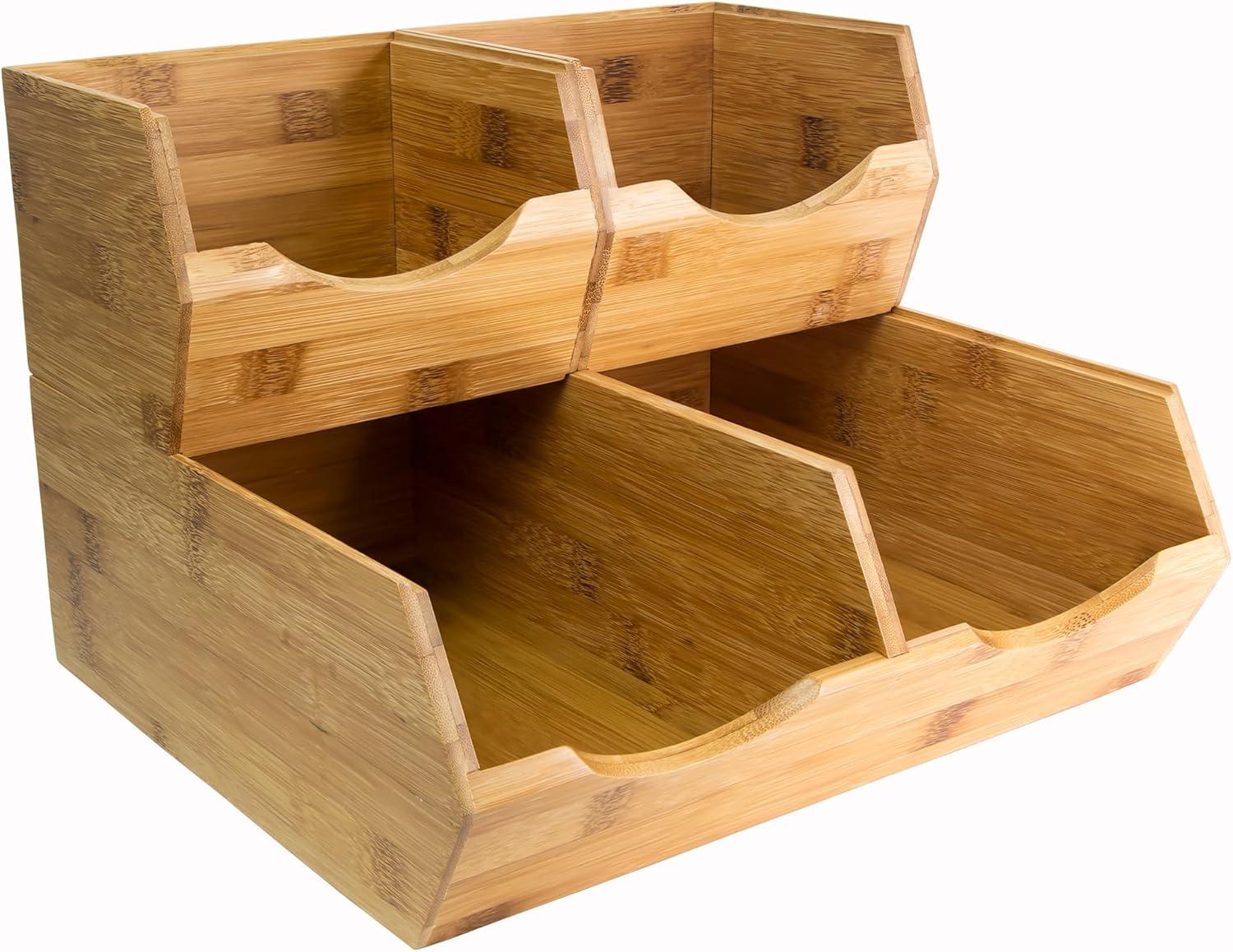 Stackable Bamboo Bins: The Surprising Space-Saver for Pantries