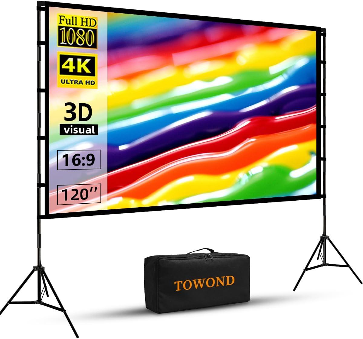 Towond Projector Screen Showdown: Indoor vs. Outdoor Magic