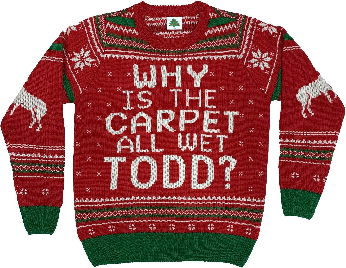 Why The Carpet All Wet Todd Sweater Steals Christmas Cheer