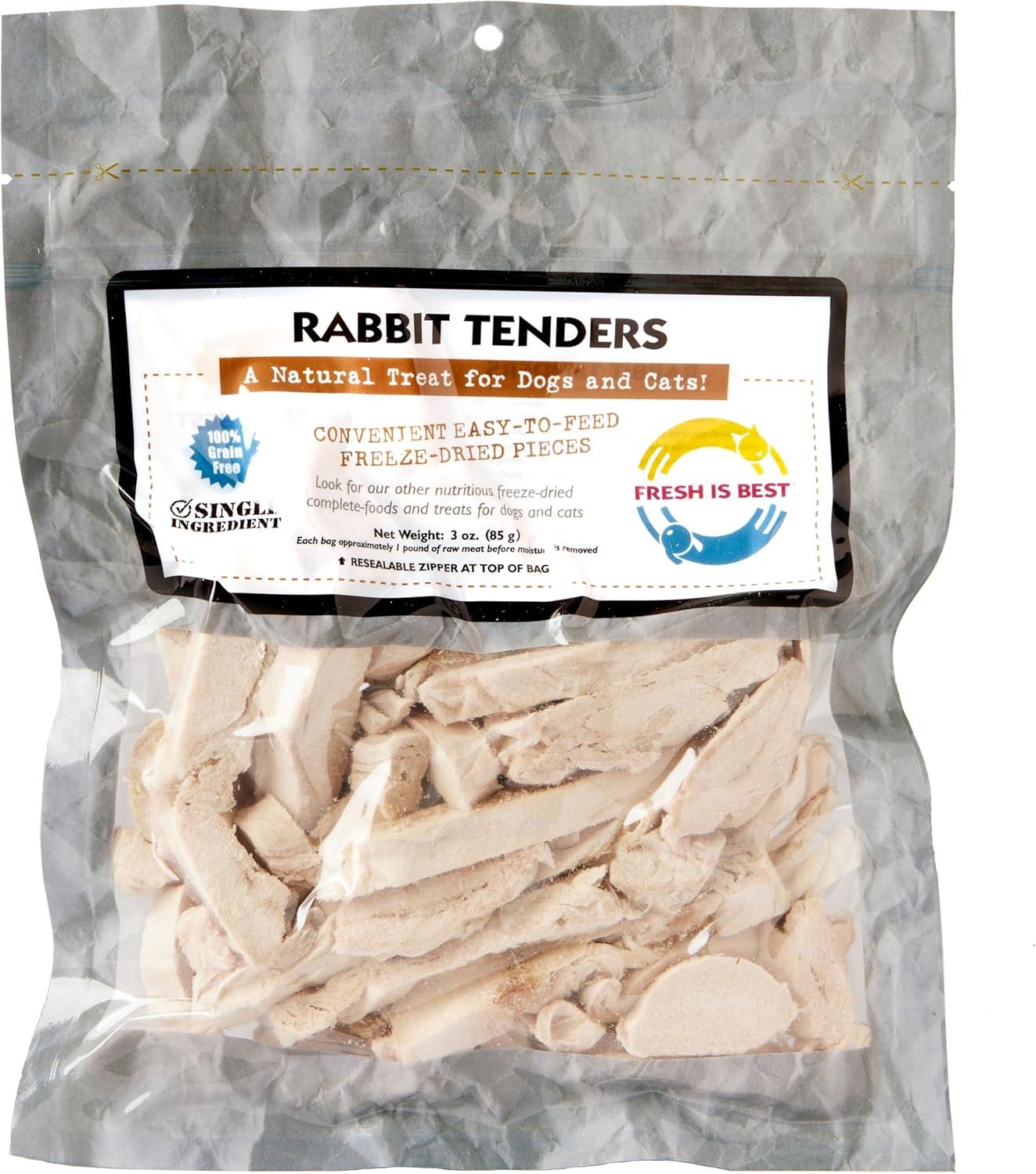 Freeze-Dried Treats Showdown: Fresh Is Best Rabbit Tenders