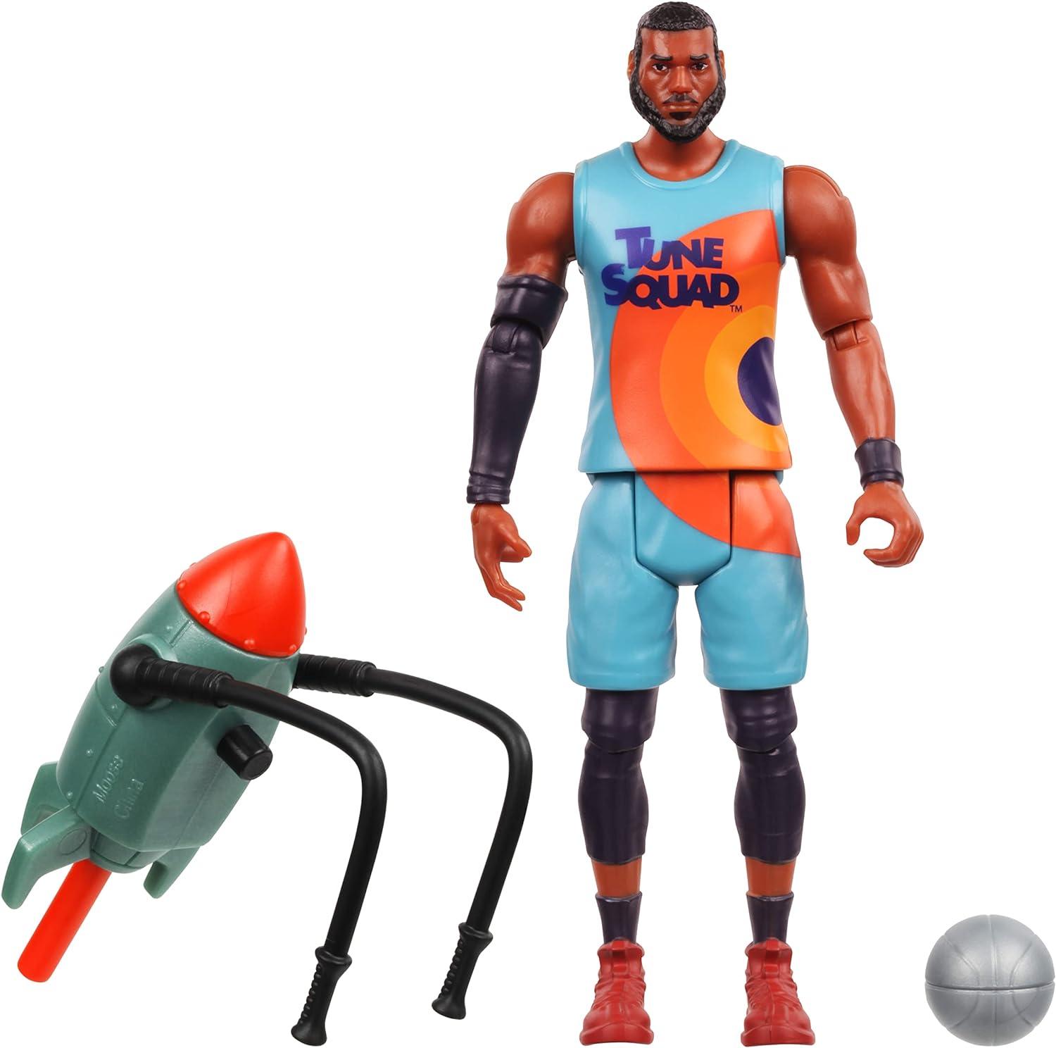 Lebron's Acme Rocket Pack: Action Figure Showdown Awaits!