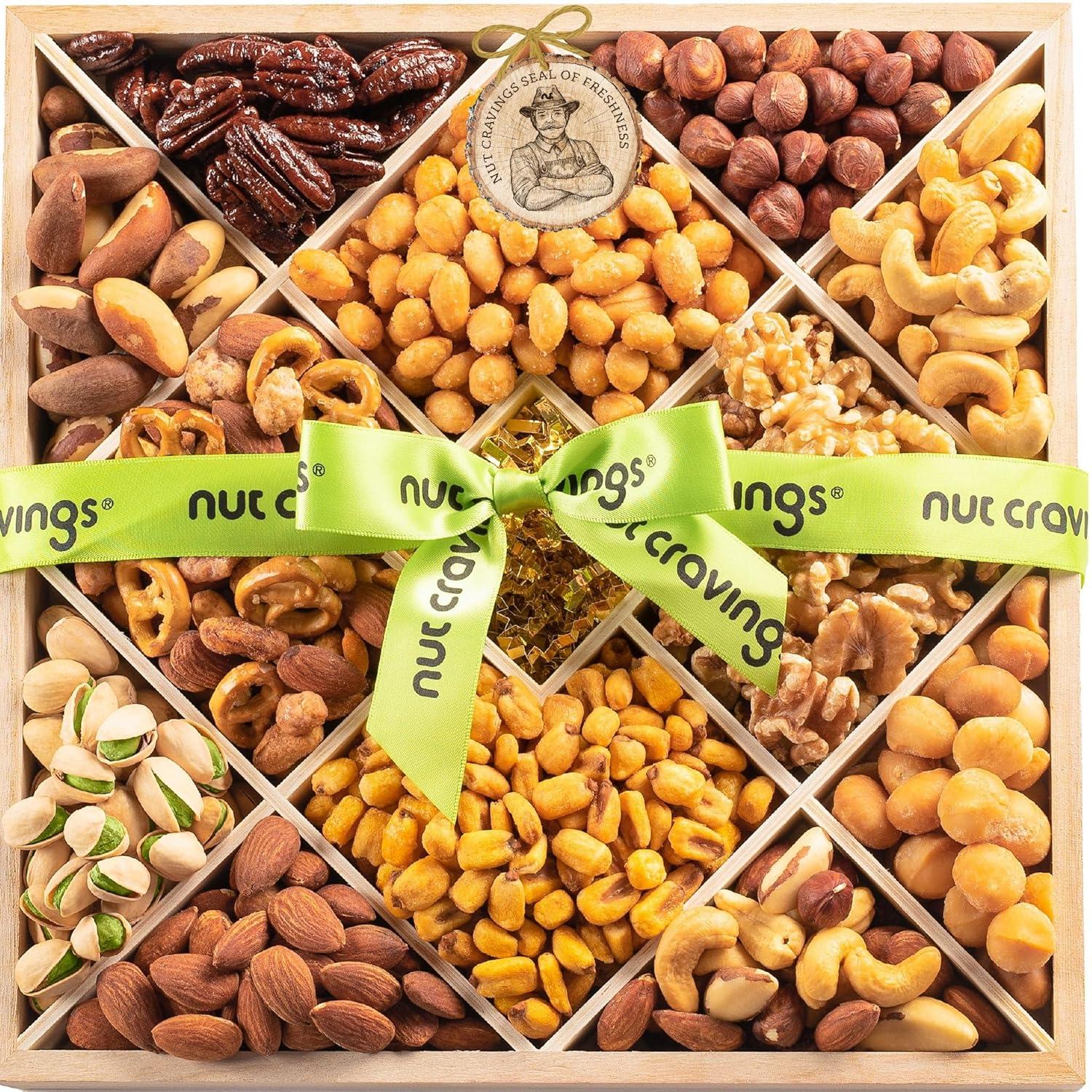 Snack Faceoff: Sausages vs. Nuts for Mother's Day Gifts
