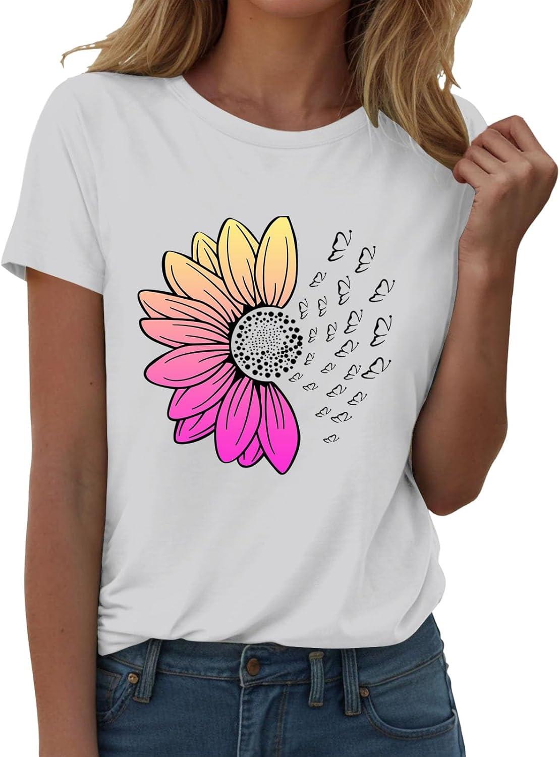 VREWARE Floral Print Tees: Summer's Casual Showdown!