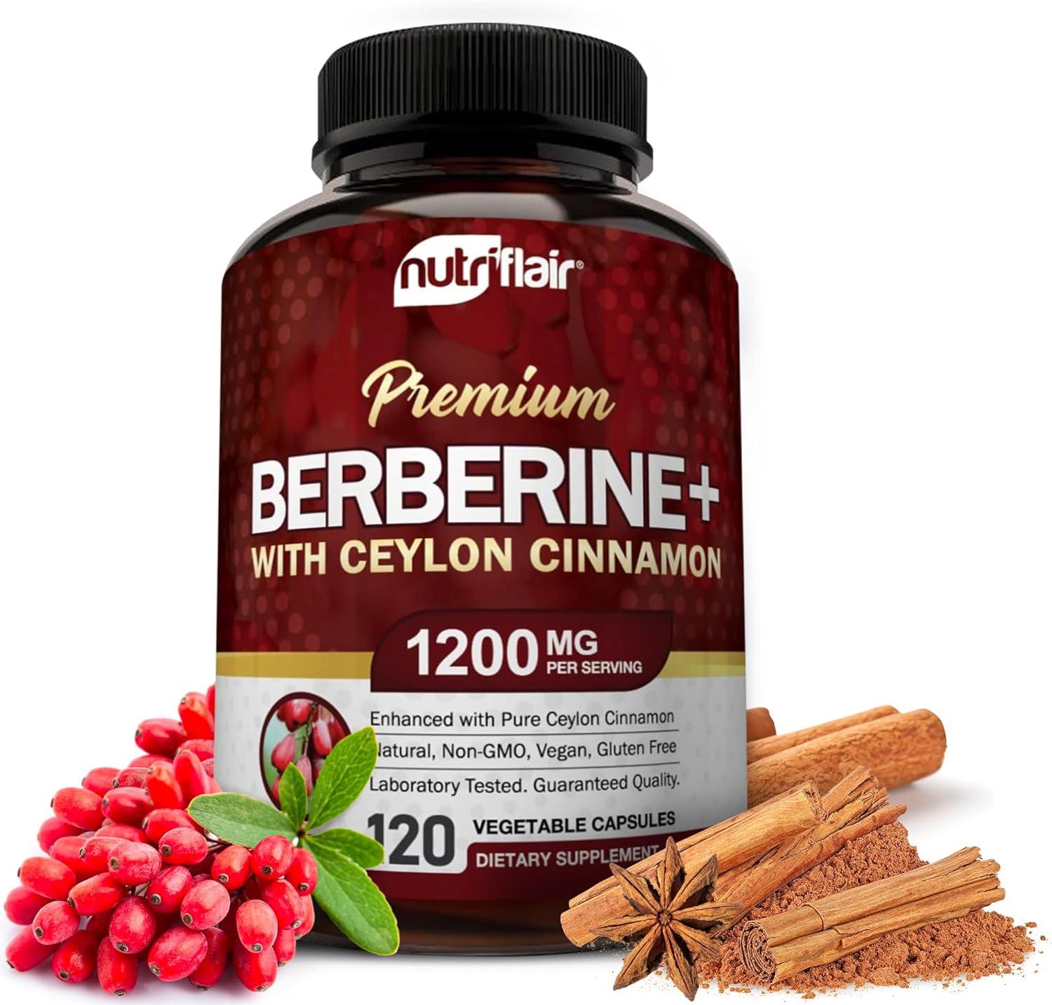 NutriFlair Berberine vs. Ceylon Cinnamon: a Surprising Duo!