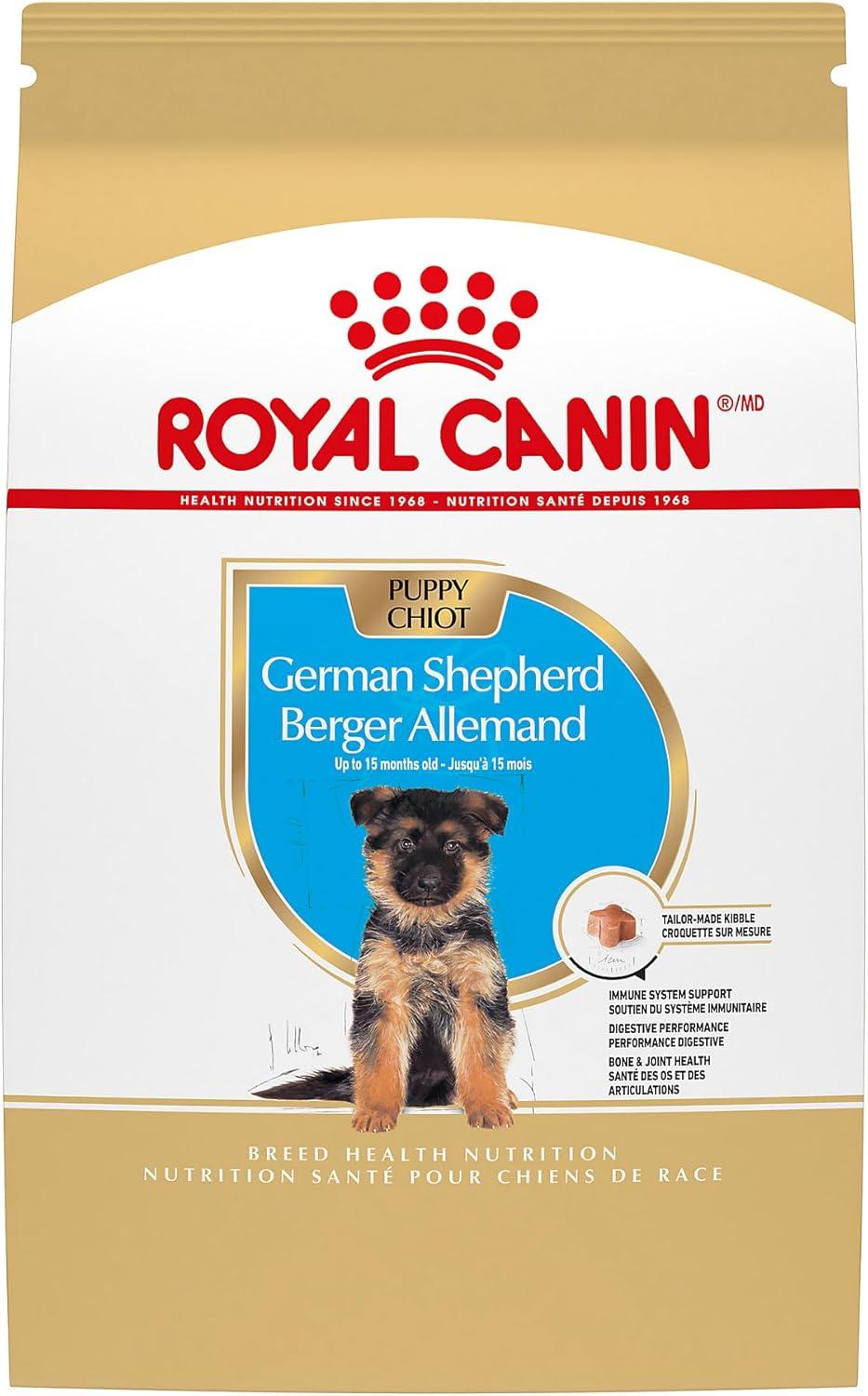 Royal Canin for German Shepherds: Puppy Nutrition Showdown