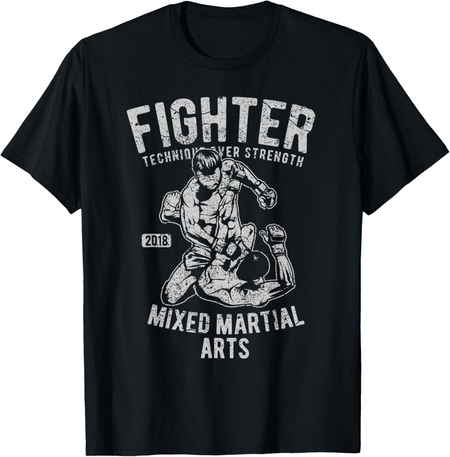 Vintage Retro MMA Shirt Showdown: Style vs. Comfort for Fighters
