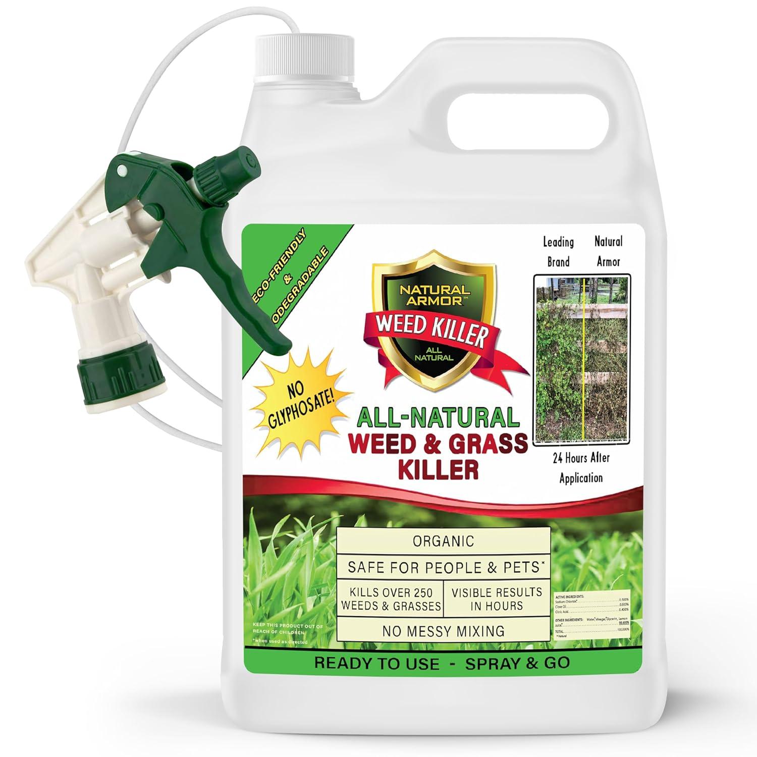 Natural Weed Killer Compared: Non-Glyphosate, Concentrated... Garden Defenders Showdown!