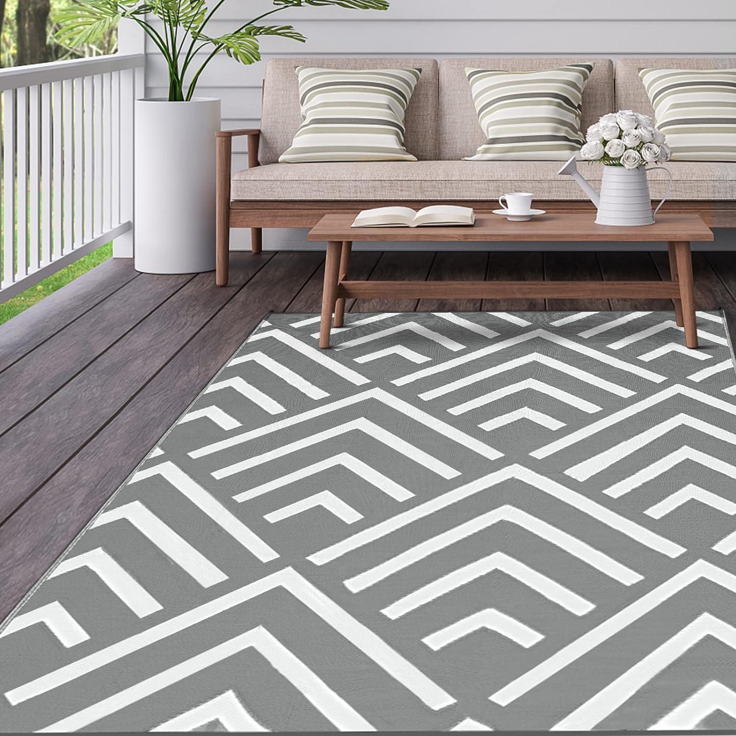 Waterproof Tested Kohree Rug Versus patio mat for Surprising Outdoor Use
