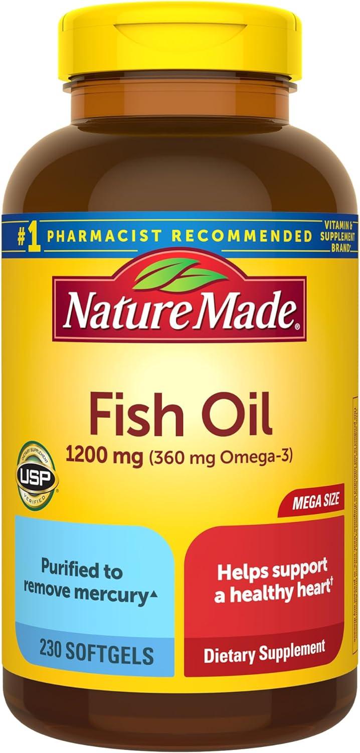 Fish Oil Showdown: Tested Heart Support, 115-Day Supply, Omega 3 taken in Bulk