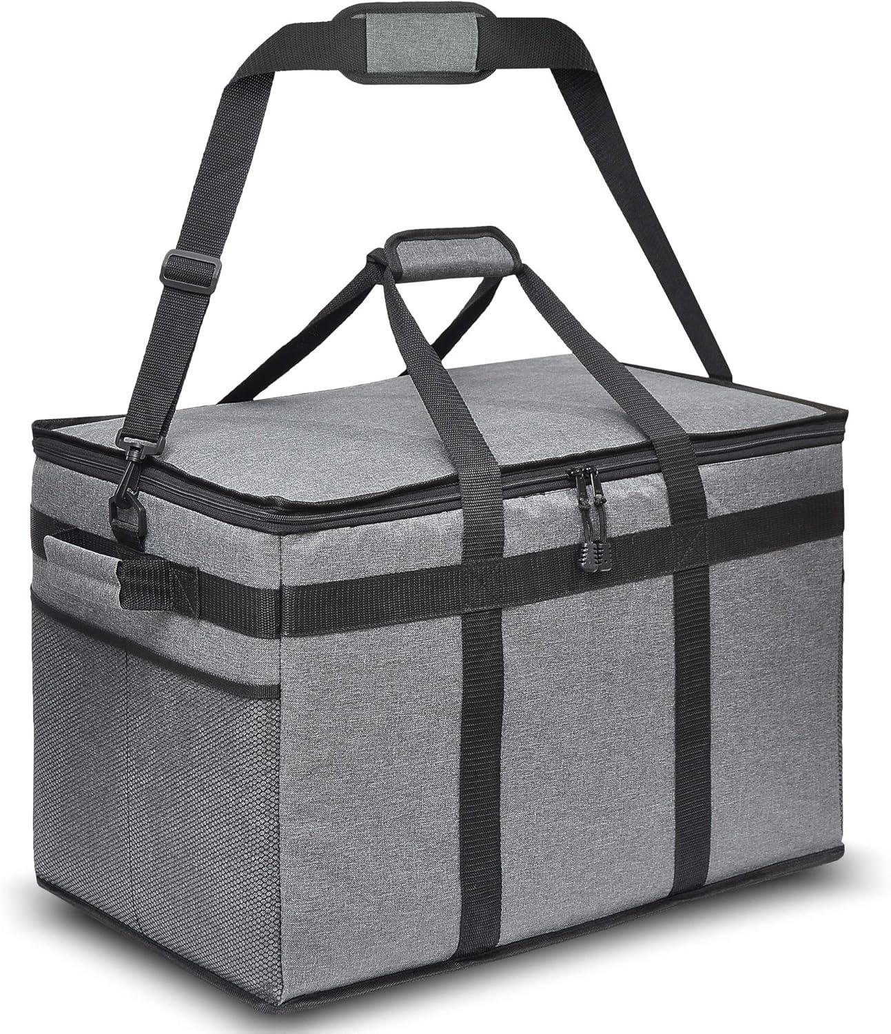 Premium Heat-Tested Insulated Bag: Hot Cold Food Delivery For All... Uber Eats vs. Catering Users Beware!