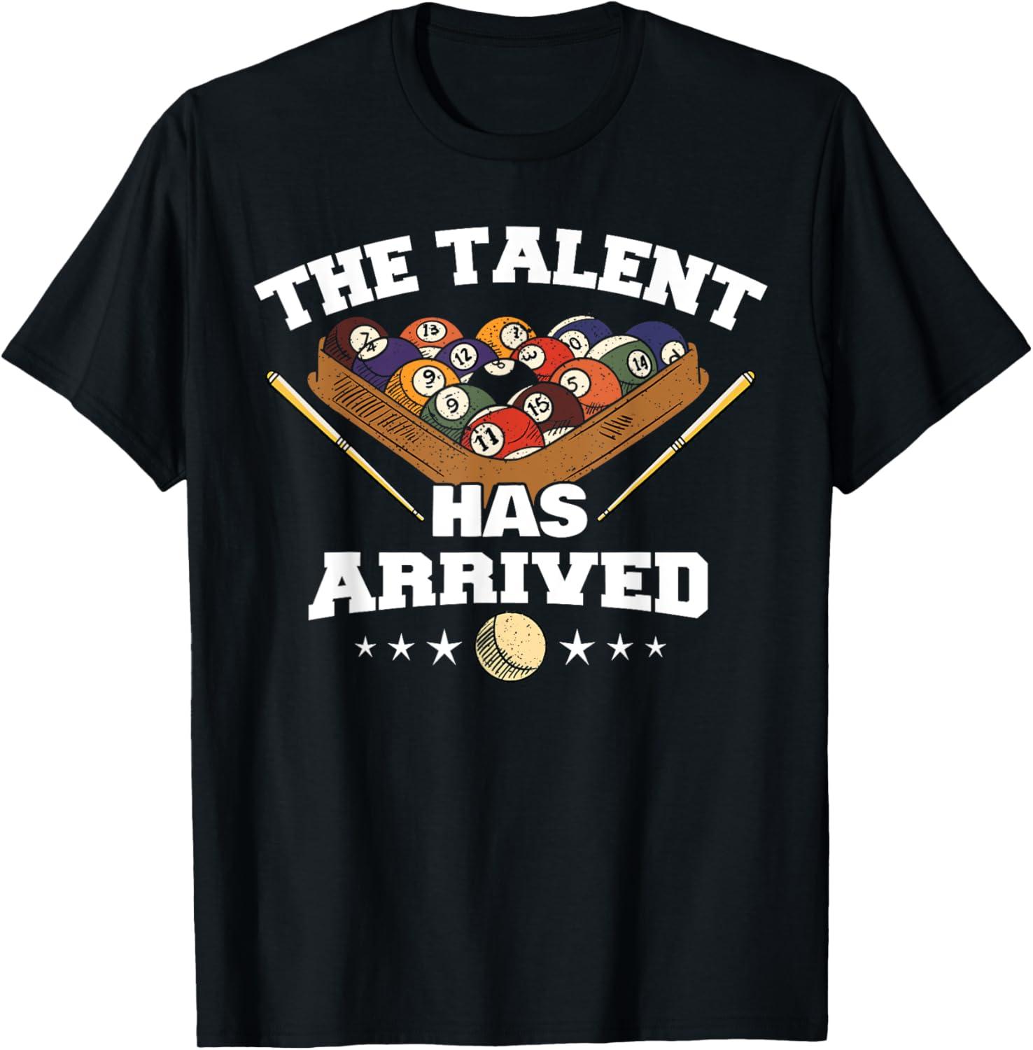 Funny Billiards Tee: Surprising Talent Tested... Rank Play Style