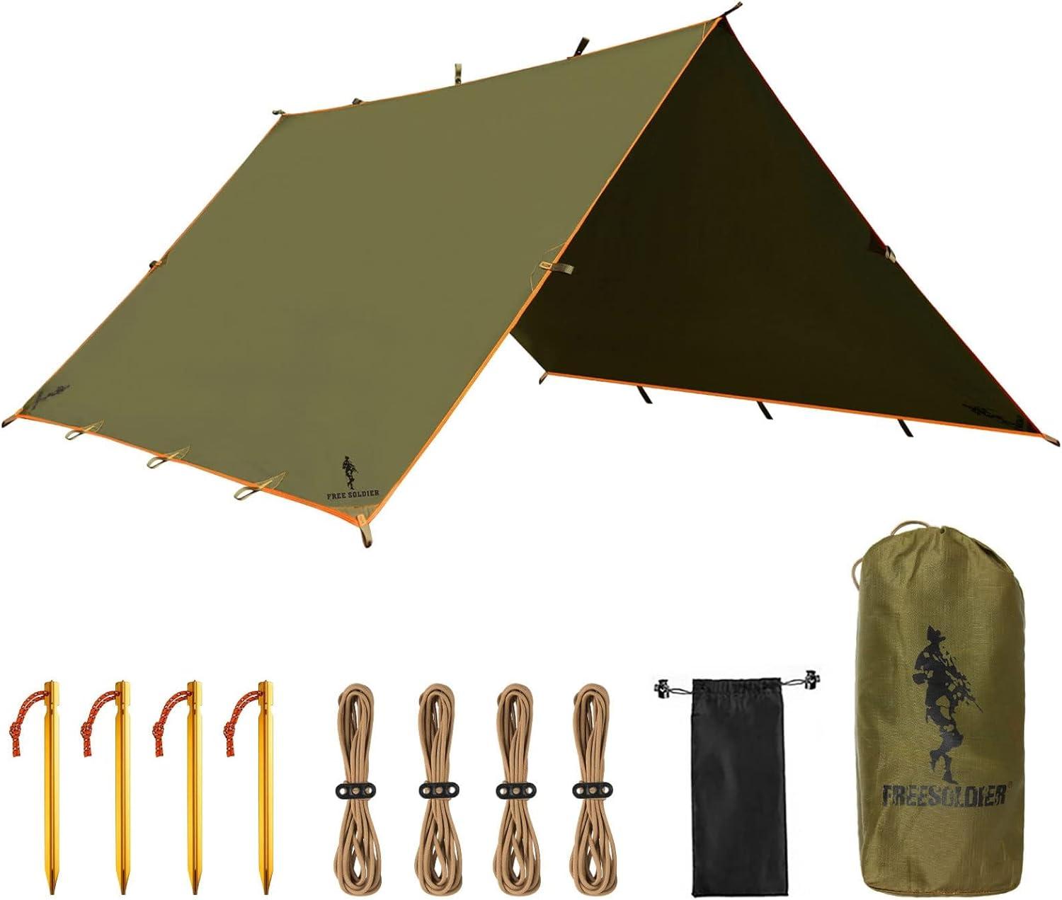Versus: Borogo Reusable RainCoats vs Free Soldier's Tarp Shelter for Outdoor Adventures