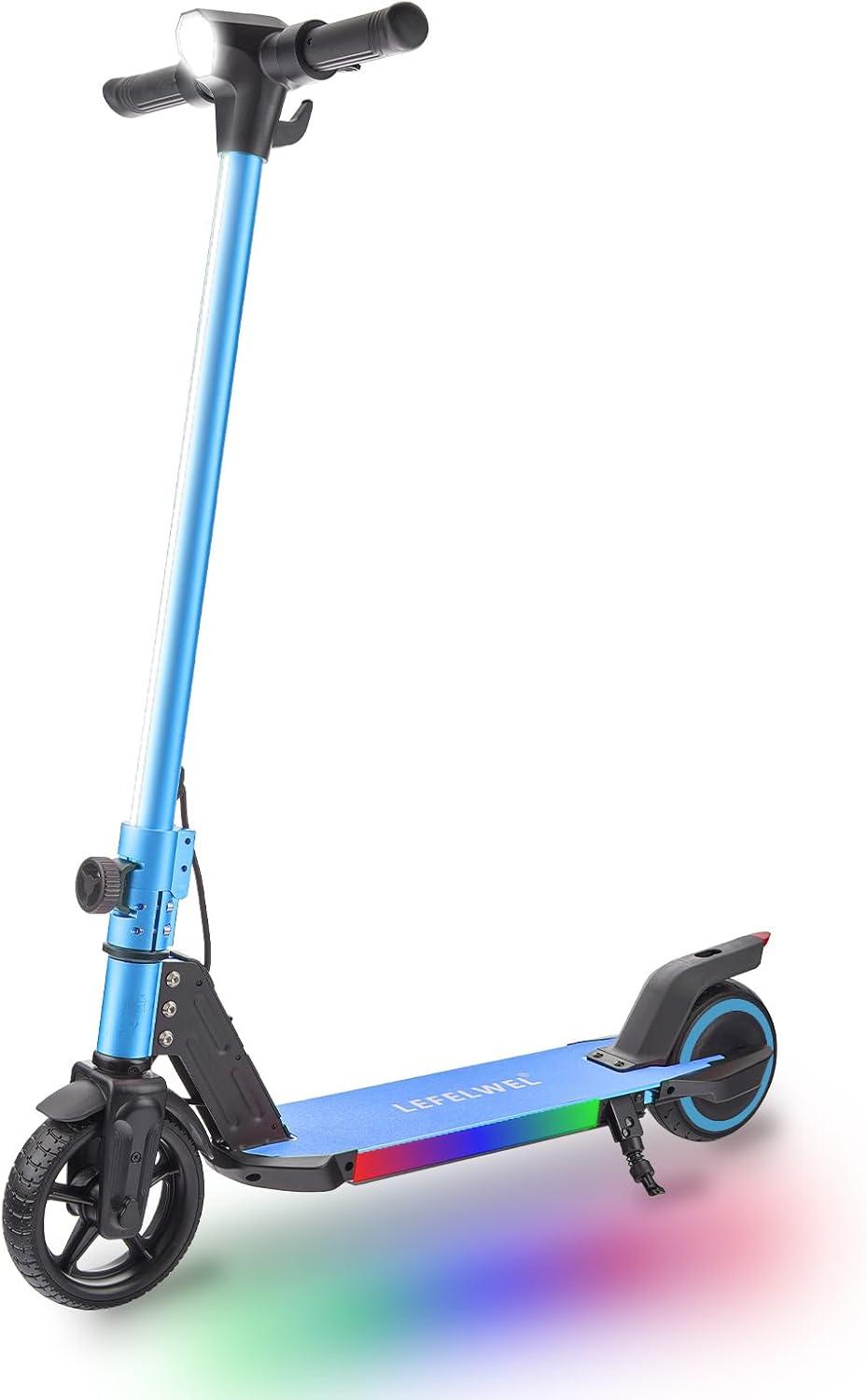 Kids Electric Scooter Showdown: 150W Motor, Foldable Design, 60-Min Battery Life for Safe Commutes