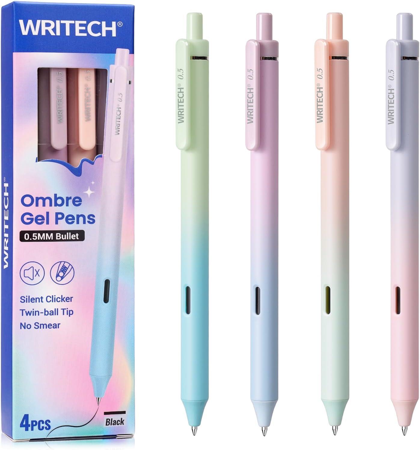 WRITECH Gel Pens Fine Point Showdown: 0.5mm Ink & Gradient Barrel for Note-Taking (Surprising Smoothness Check)