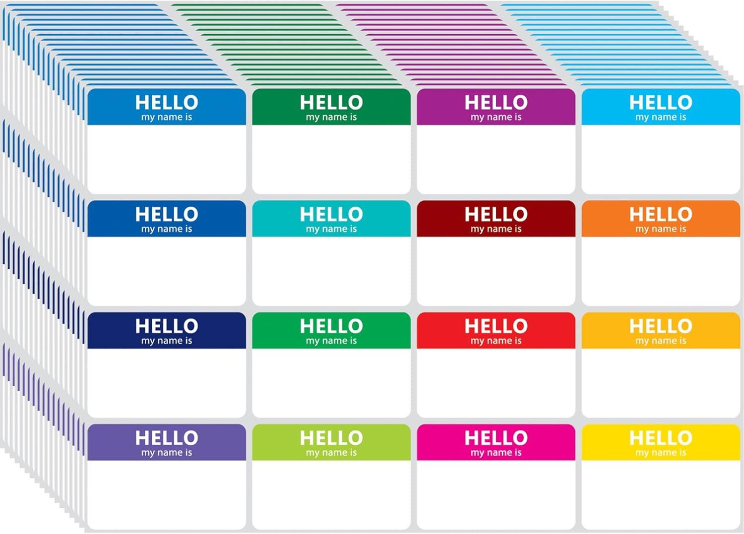 Creative Name Tag Showdown: 400-Piece Set vs 16-Color Option for Office Use. Surprising Insight