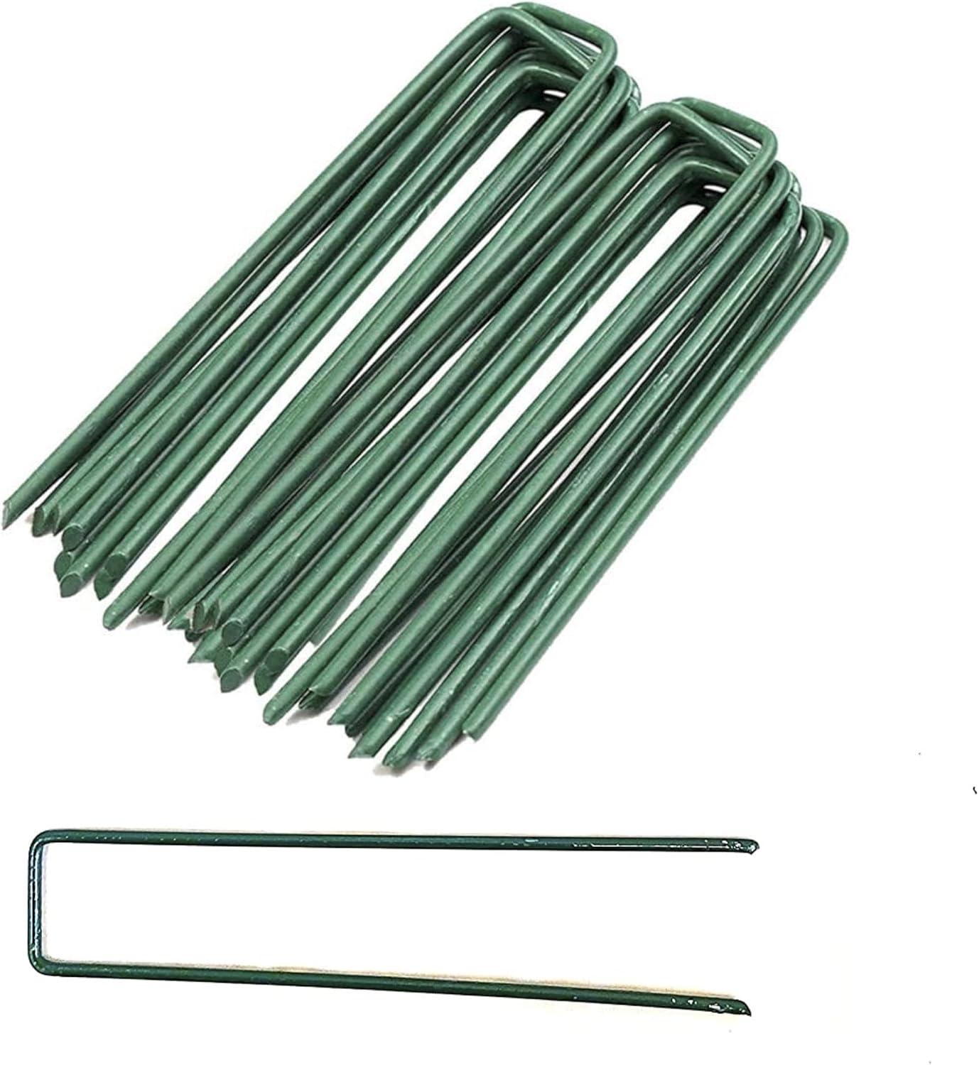 50-Pack, Galvanized, U-Type... vs Weed Barrier (Surprising Landscaping Use)