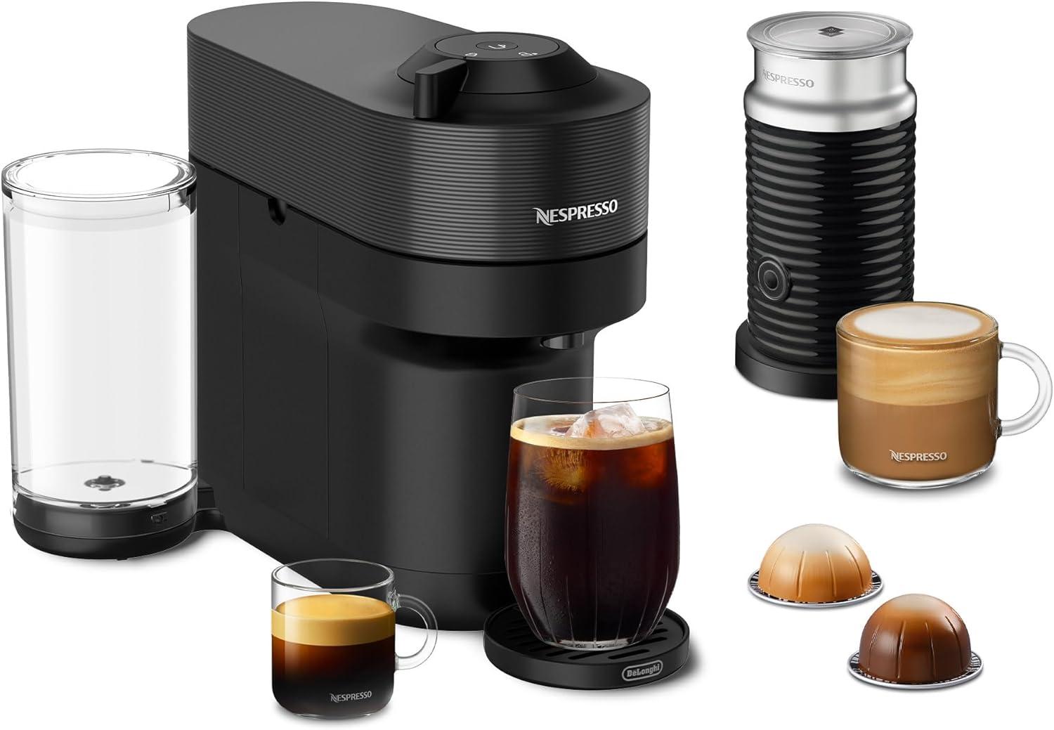Coffee & Milk Frother Showdown: Surprising Insight into Vertuo Pop+ Liquorice Black & 15-Bar Pump