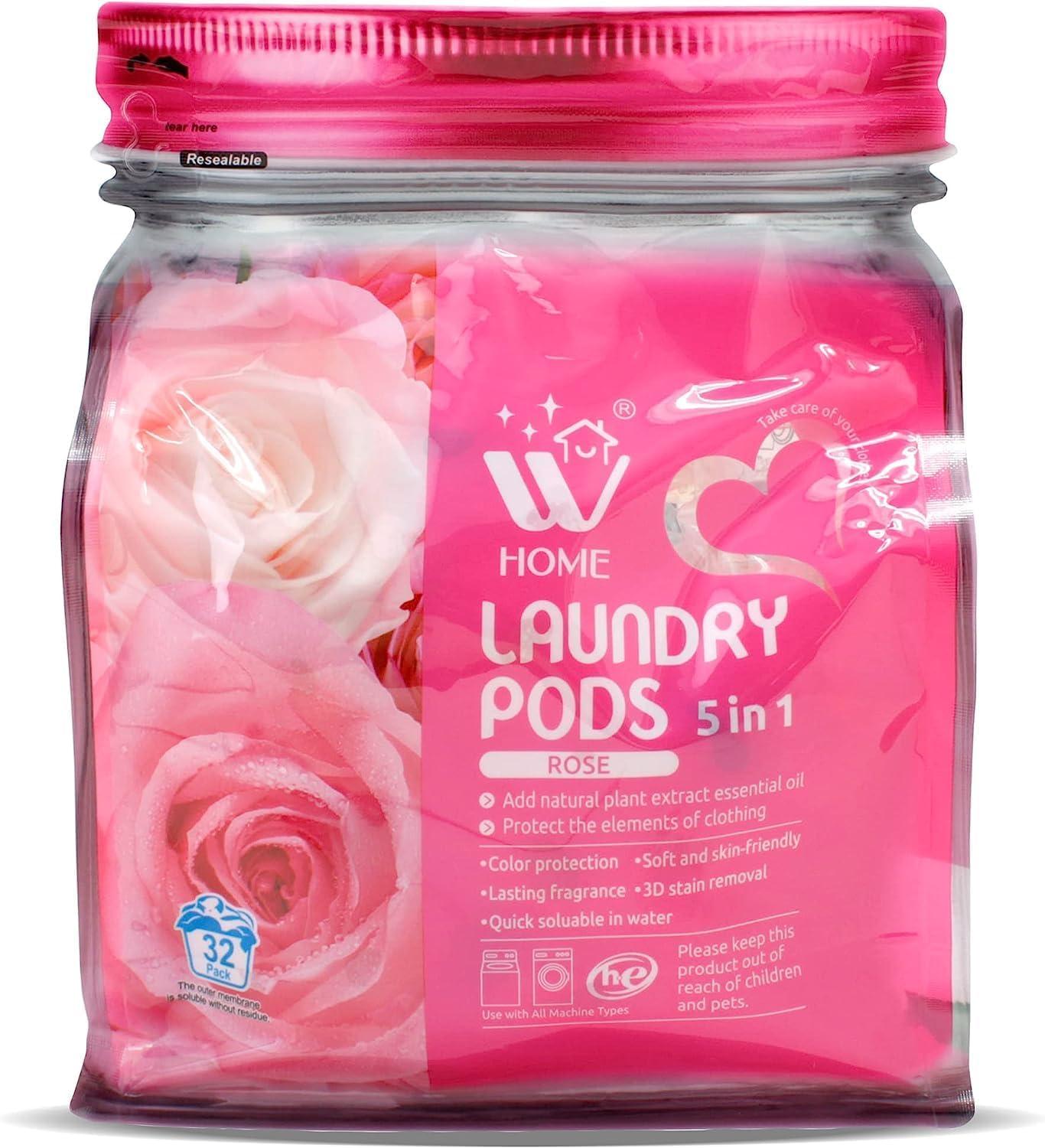 Surprising Showdown: 5-in-1 Laundry Pods, Ultra Concentrate, & Stain-Lifter - Rose Scent Tested for Modern Loads