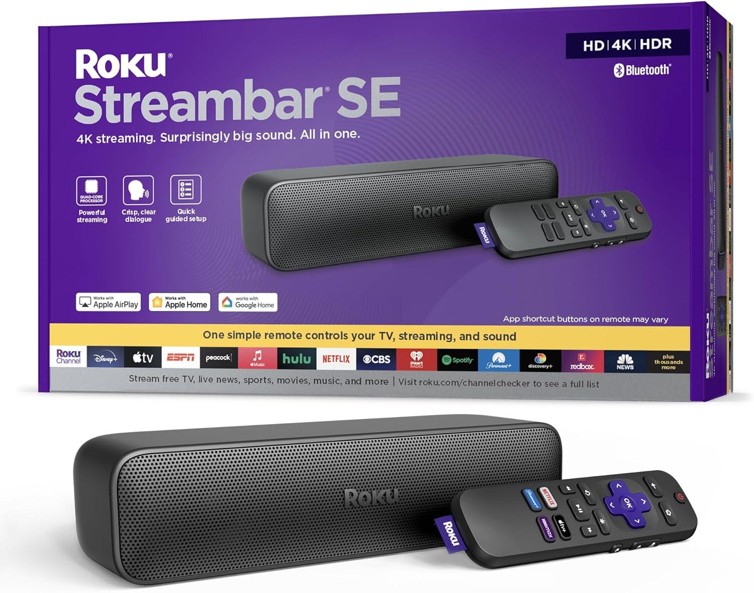 Roku Streambar SE Showdown: Surprising 4K Streaming, Crisp Dialogue, & Premium Sound