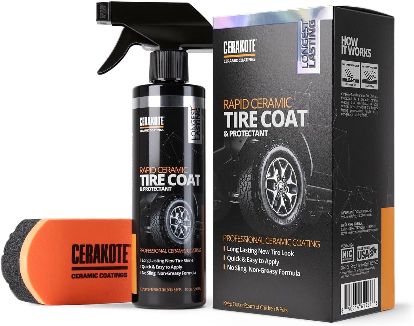 CERAKOTE vs. Greasy Coats: 10x Longer, Non-Greasy Deep Black - Sling-Free SUVs