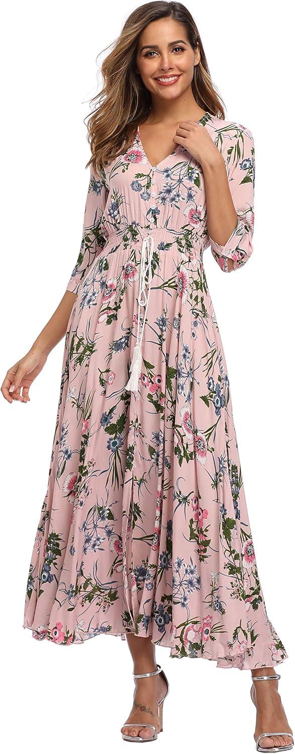 Floral Maxi Dress Versus Slim Fit With Pockets: Summer Tested for Women's Dresses