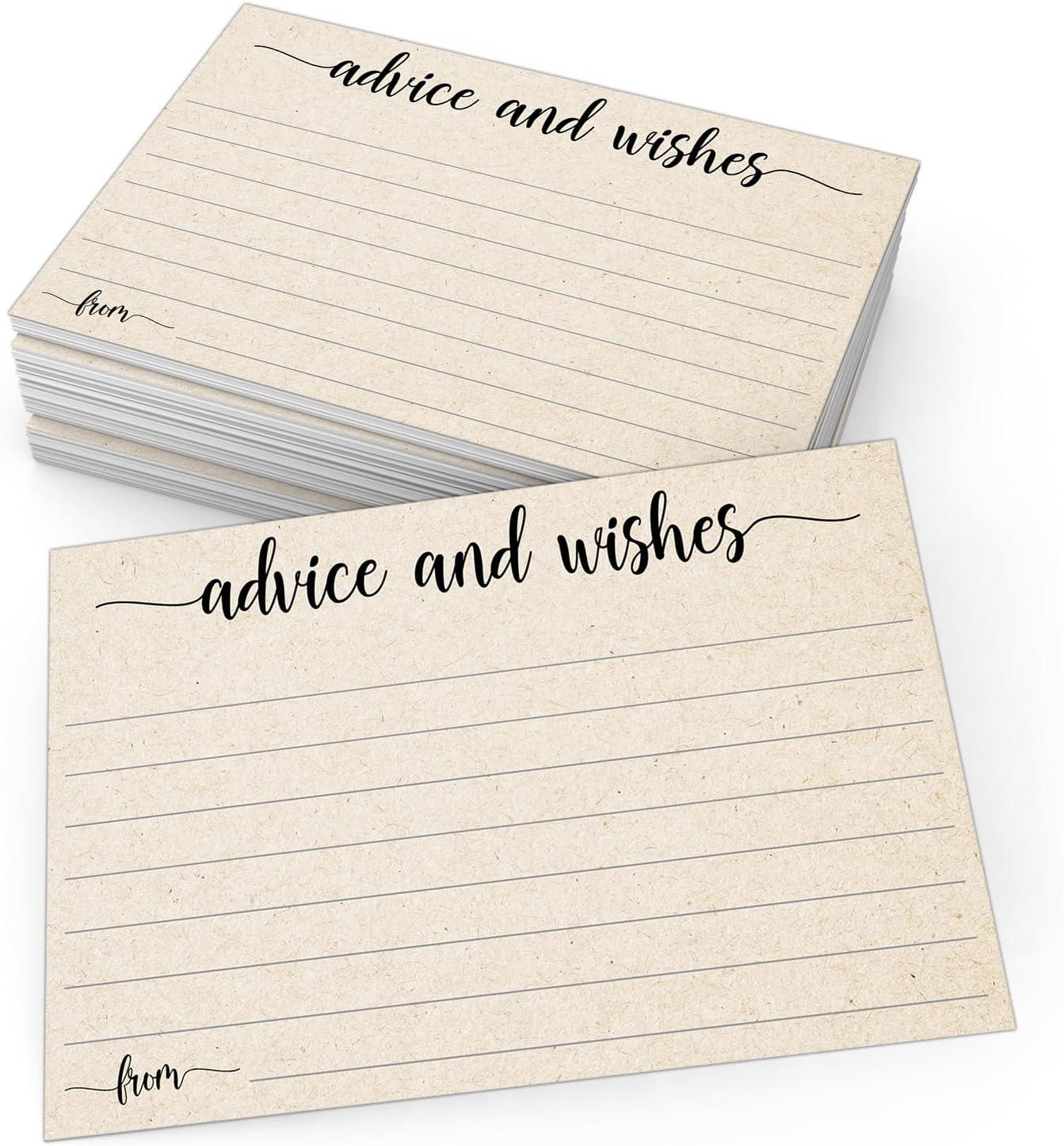 Versus: USA-Made 4x6 Kraft Cards, 50 Blanks for Surprising Events