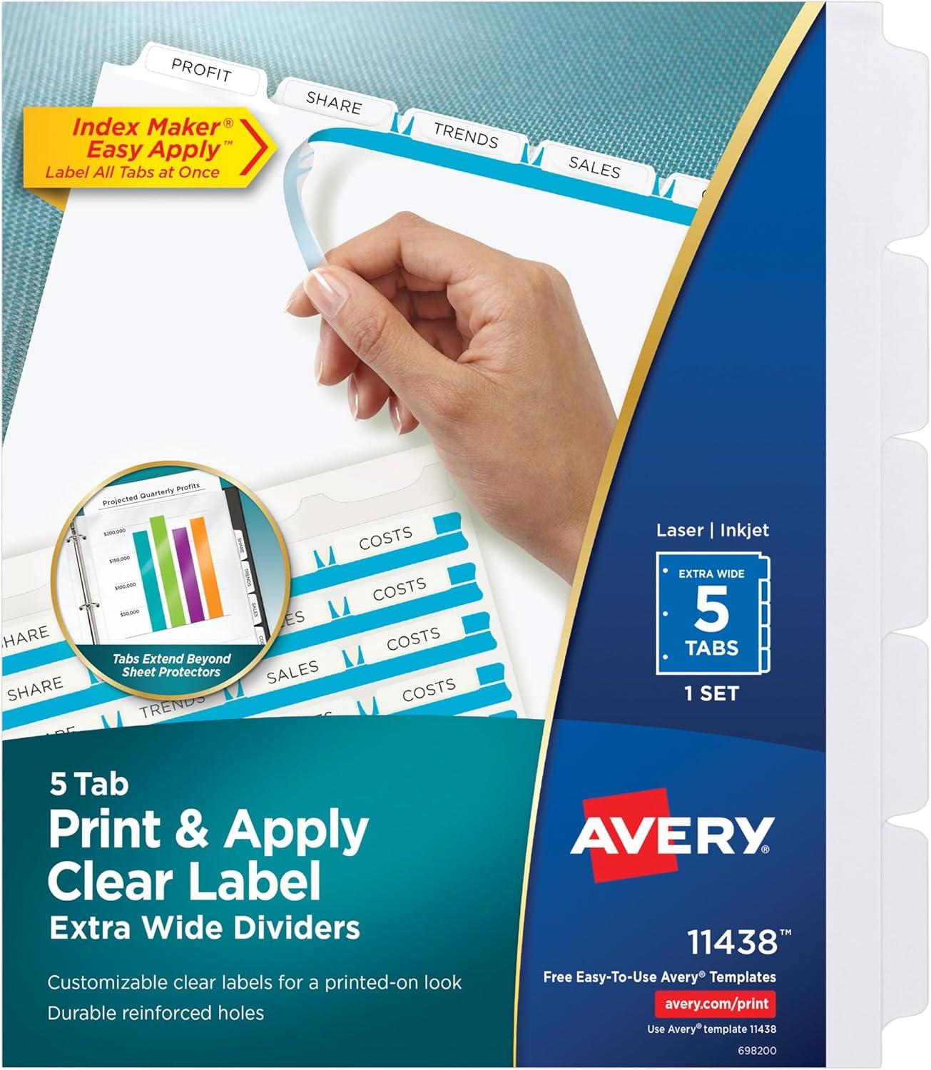 Avery Binder Dividers: Surprising Insight on Easy Tab Customization