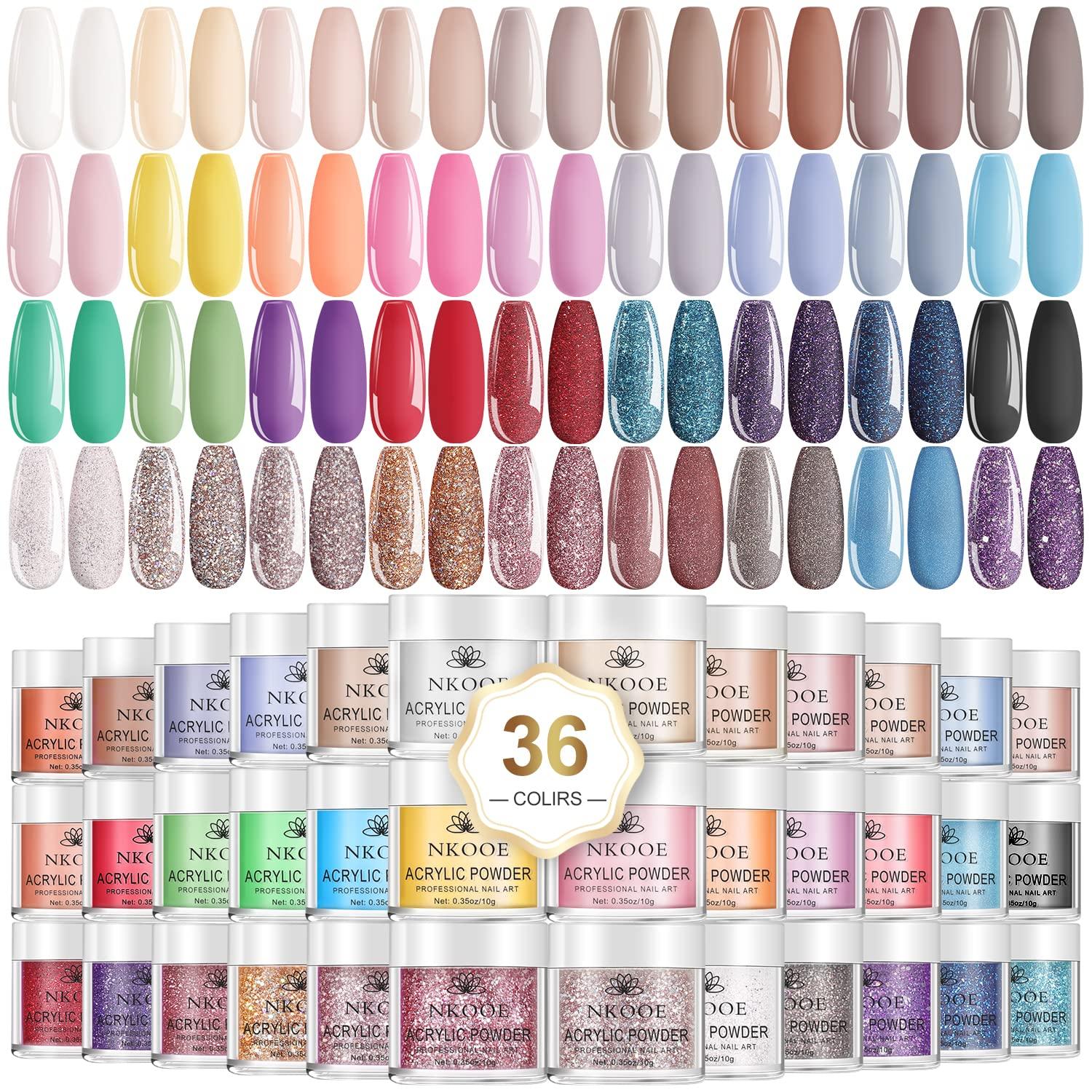 36-Color Set: Surprising Non-Toxic, Odorless, Quick-Dry, Easy-Blend Tested for Salon & DIY