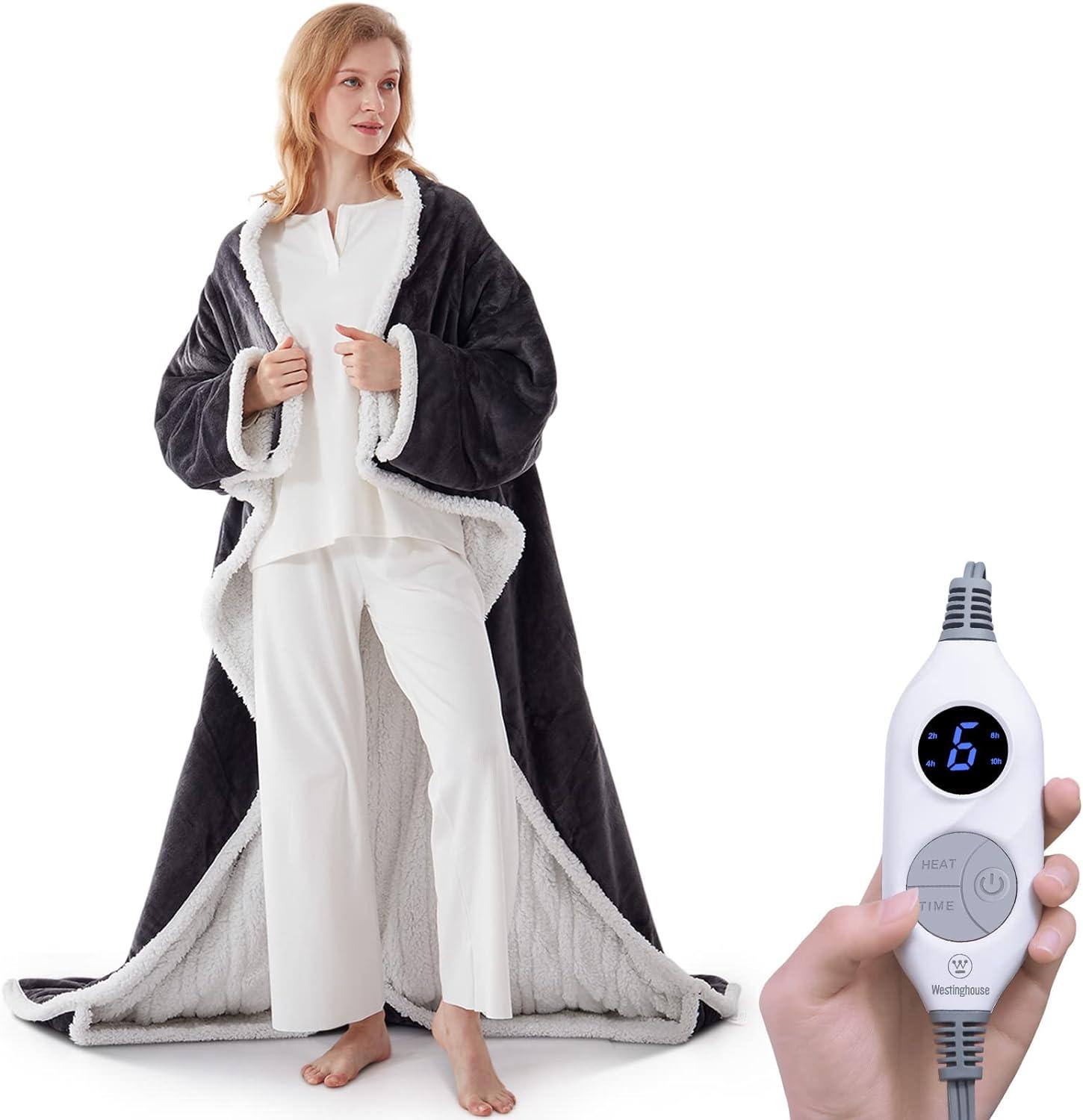 Westinghouse Heated Blanket Tested: 6-Level Heat, Foot Pocket, & 2-10h vs. Traditional Ones