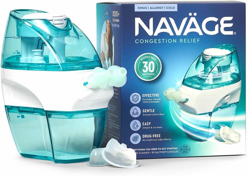 Navage Starter Bundle Compared: Reusable Cleaner & 30 Pods Tested for Seasonal Nasal Care