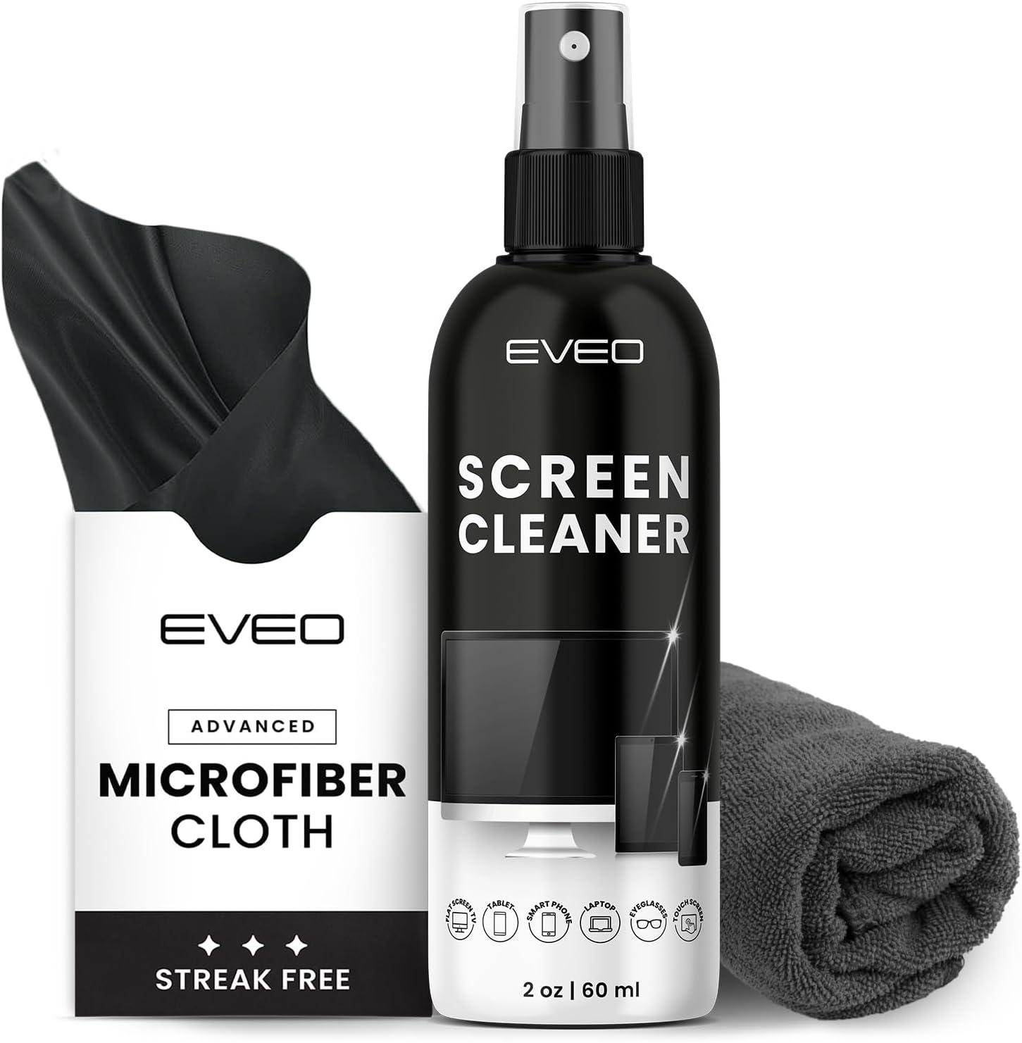 TV Screen Cleaner Spray & 2 Microfiber Wipes: Surprising Tested Safe for All Devices