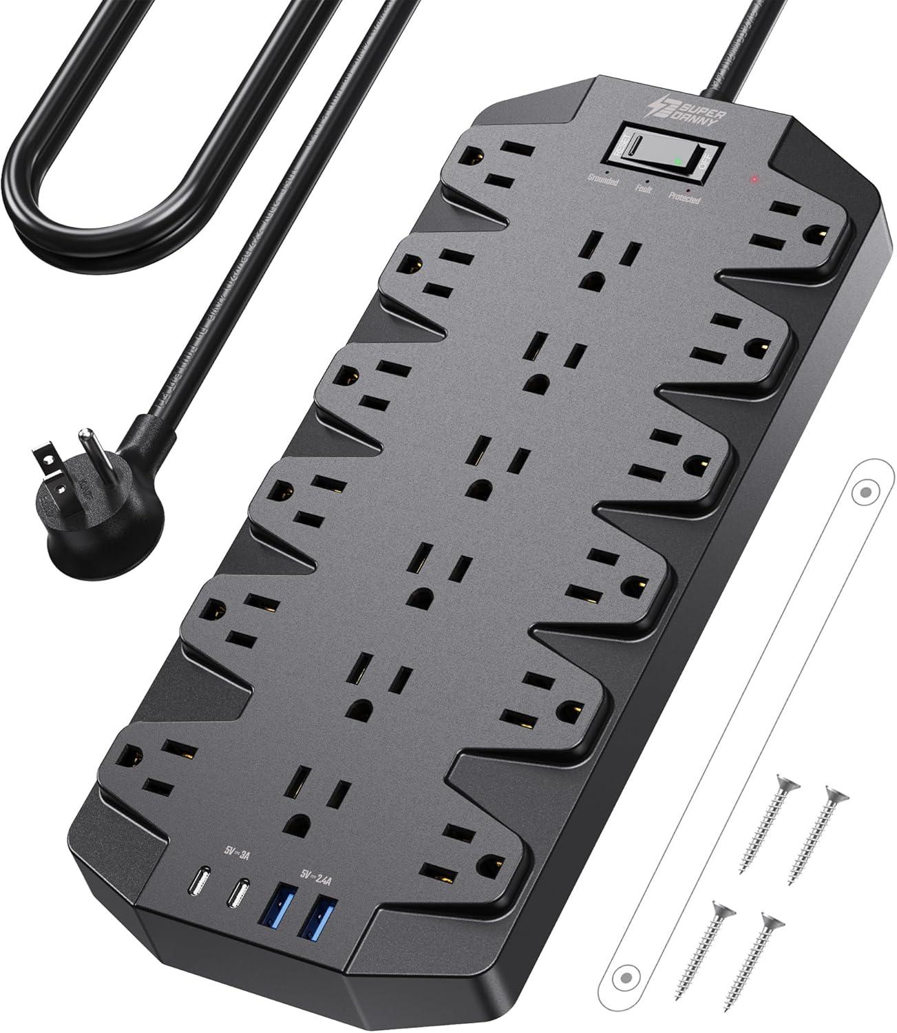 Surge Protector Showdown: 18 Outlets, 4 USBs, Wall Mount Holes Tested at Home