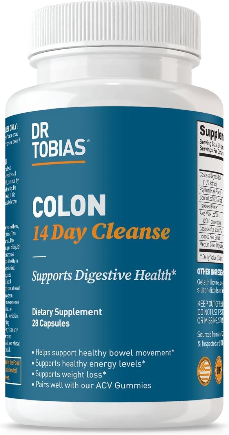 Gut Detox Showdown: Surprising 14-Day Blend, 28-Capsule, Non-GMO, Probiotics