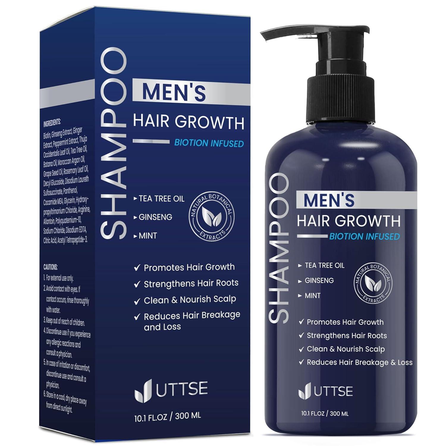 Biotion Natural Hair Shampoo for Men... Tested with Tea Tree Oil, Ginseng & Mint for Thinning Hair?